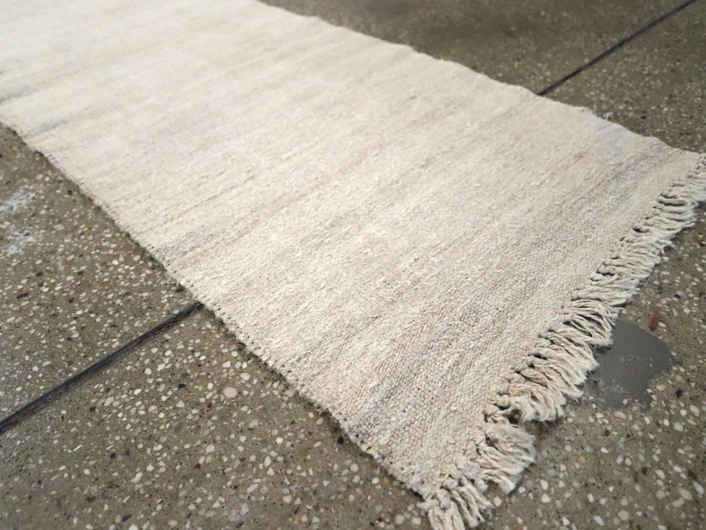 Vintage Turkish Flatweave Kilim Runner, No.30713 - Gsblank