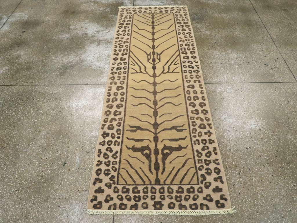 Modern Turkish Flatweave, No.30715 - Gsblank