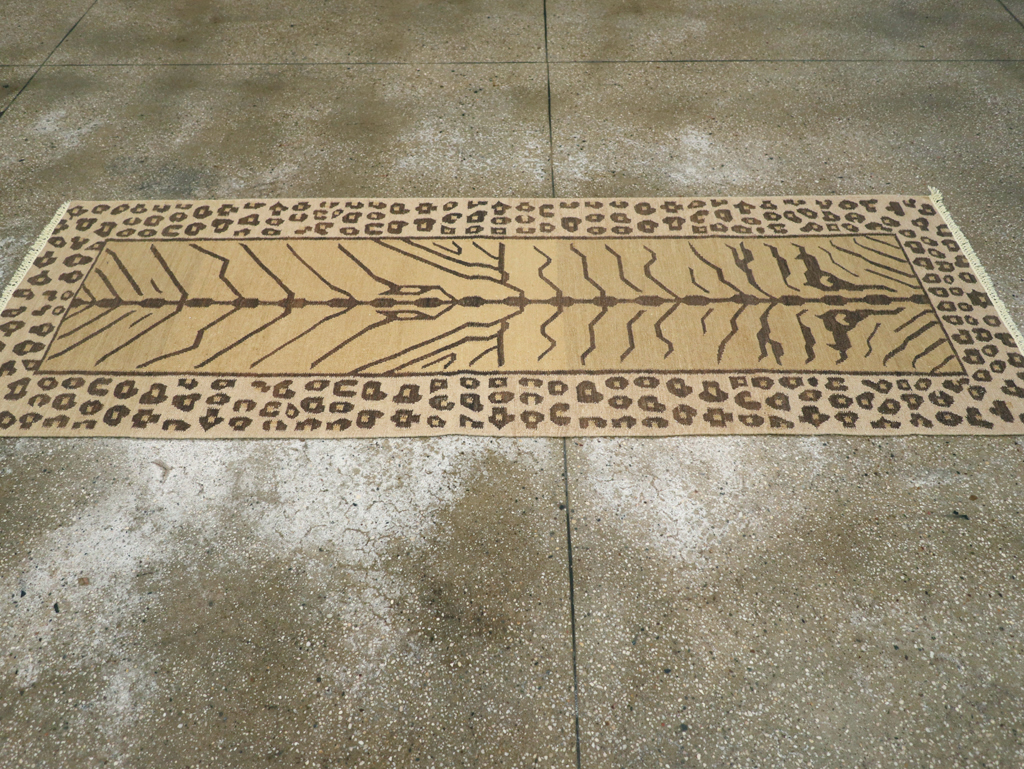 Modern Turkish Flatweave, No.30715 - Gsblank