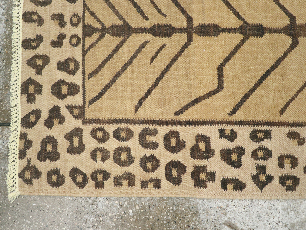 Modern Turkish Flatweave, No.30715 - Gsblank