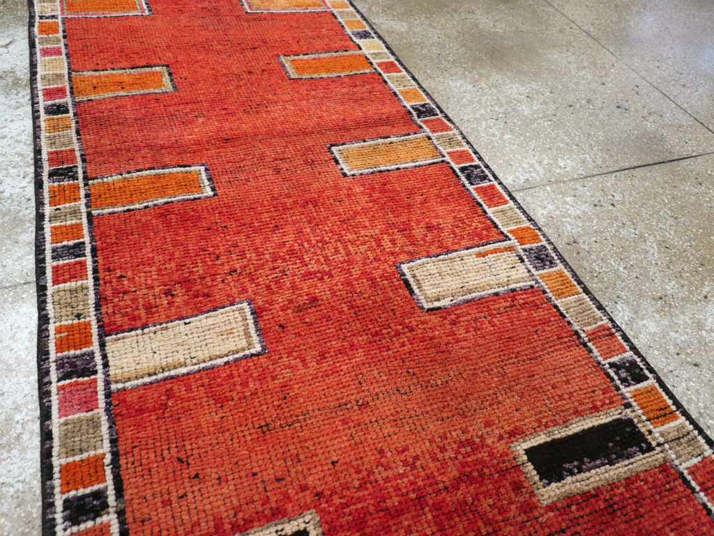 Vintage Turkish Anatolian Tribal Runner (Pair: 1 of 2), No.30716 - Gsblank