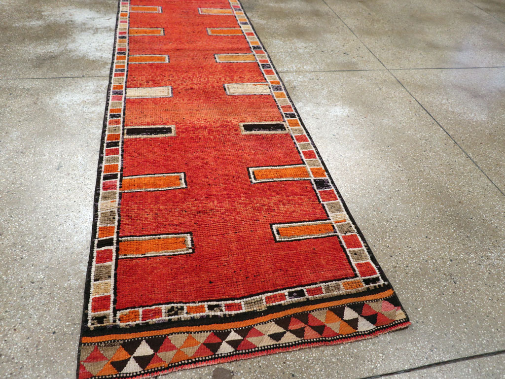 Vintage Turkish Anatolian Tribal Runner (Pair: 1 of 2), No.30716 - Gsblank