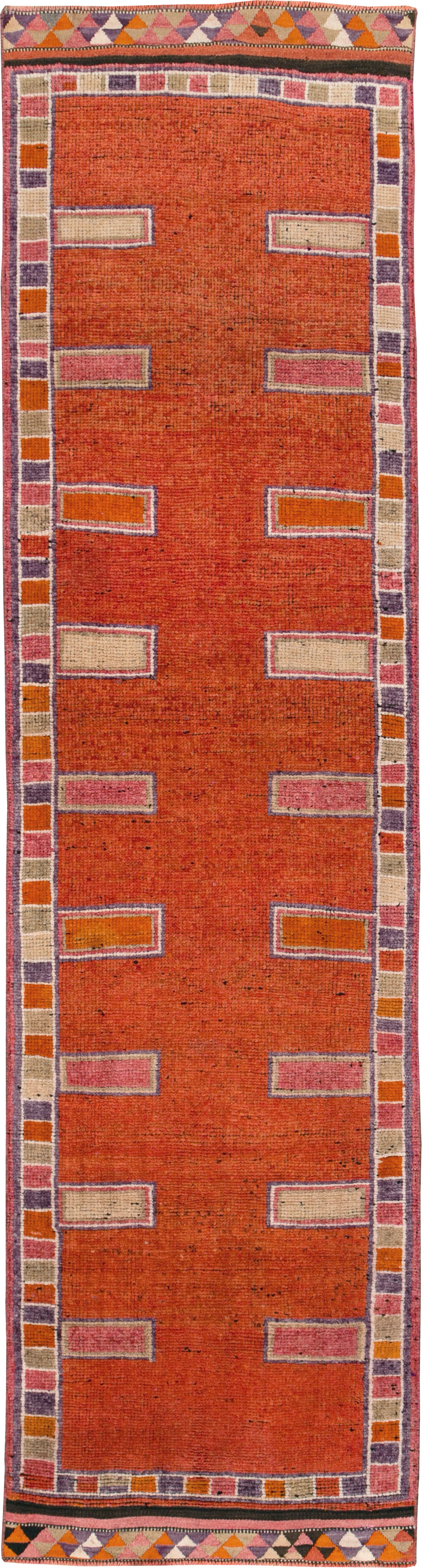 Vintage Turkish Anatolian Tribal Runner (Pair: 2 of 2), No.30717 - Gsblank