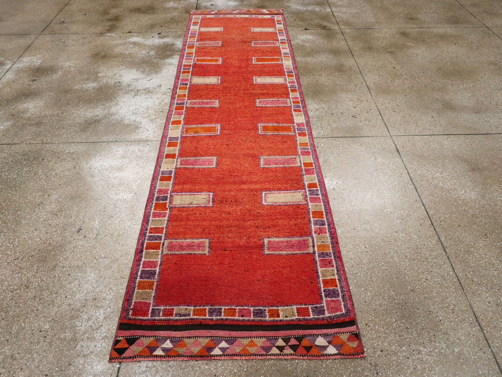 Vintage Turkish Anatolian Tribal Runner (Pair: 2 of 2), No.30717 - Gsblank
