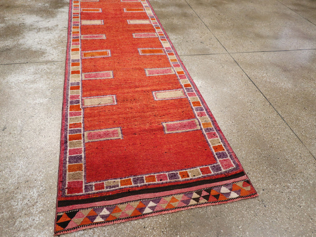 Vintage Turkish Anatolian Tribal Runner (Pair: 2 of 2), No.30717 - Gsblank