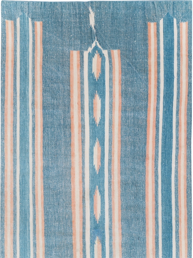 Vintage Indian Flatweave Dhurrie Runner, No.30720 - Gsblank