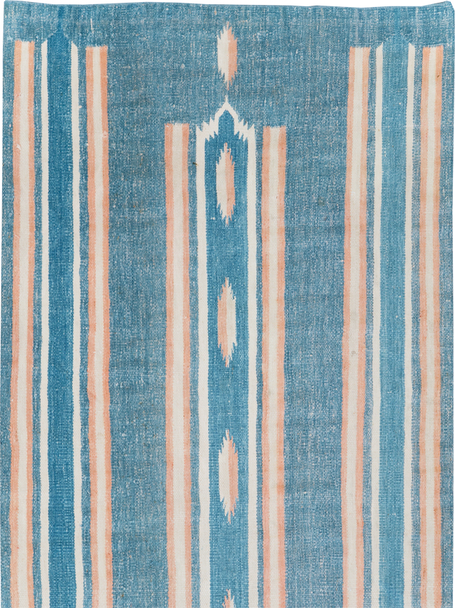 Vintage Indian Flatweave Dhurrie Runner, No.30720 - Gsblank