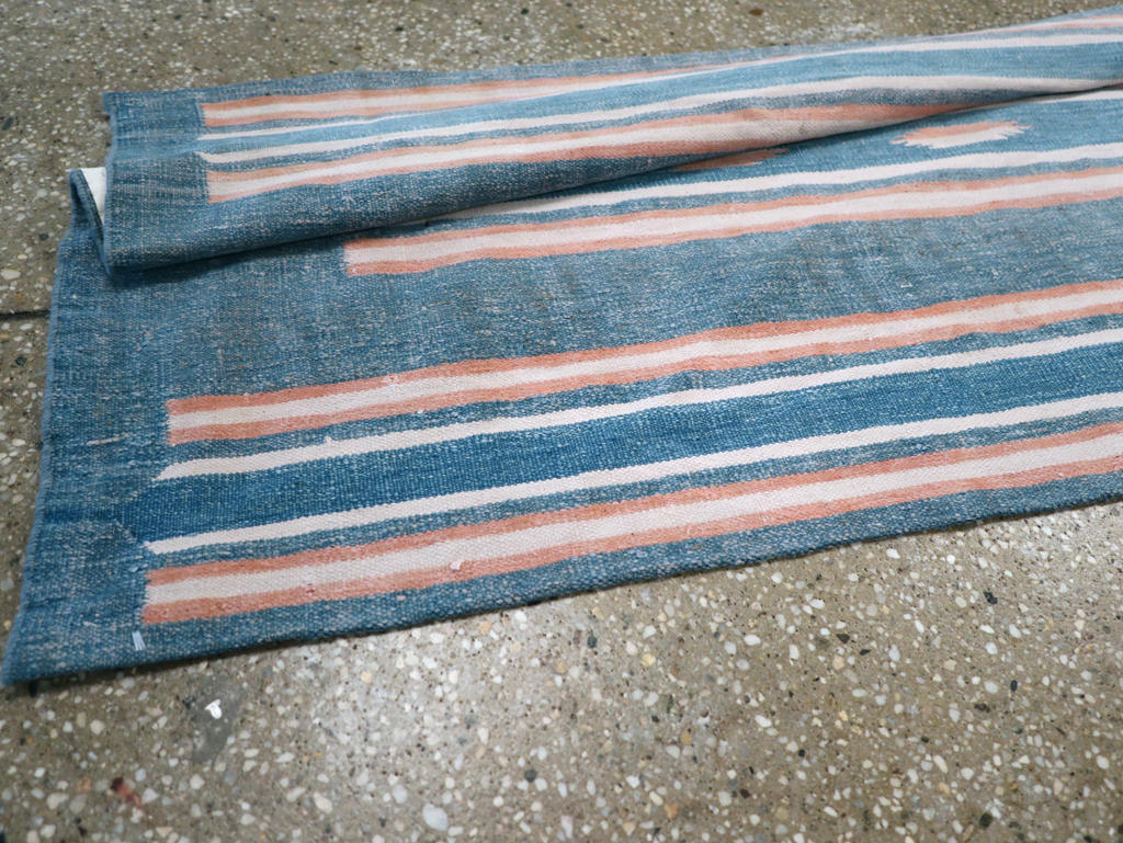 Vintage Indian Flatweave Dhurrie Runner, No.30720 - Gsblank