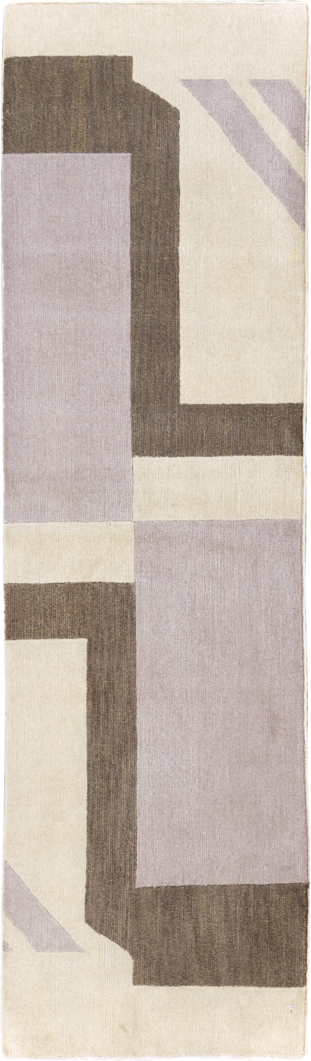 Contemporary Tibetan Art Deco Style Small Runner, No.30721 - Gsblank