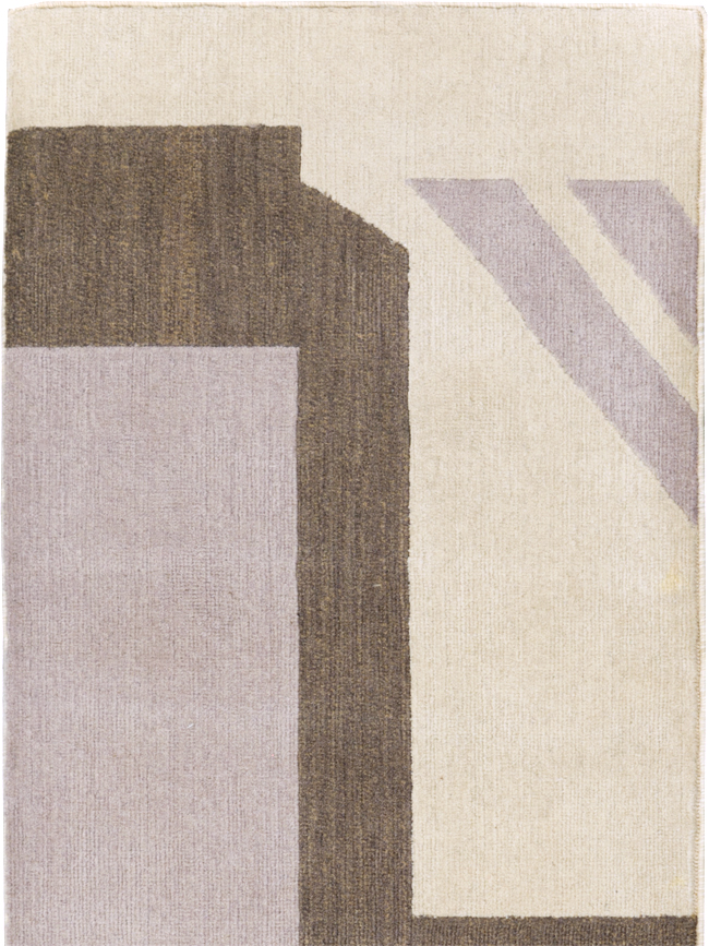 Contemporary Tibetan Art Deco Style Small Runner, No.30721 - Gsblank