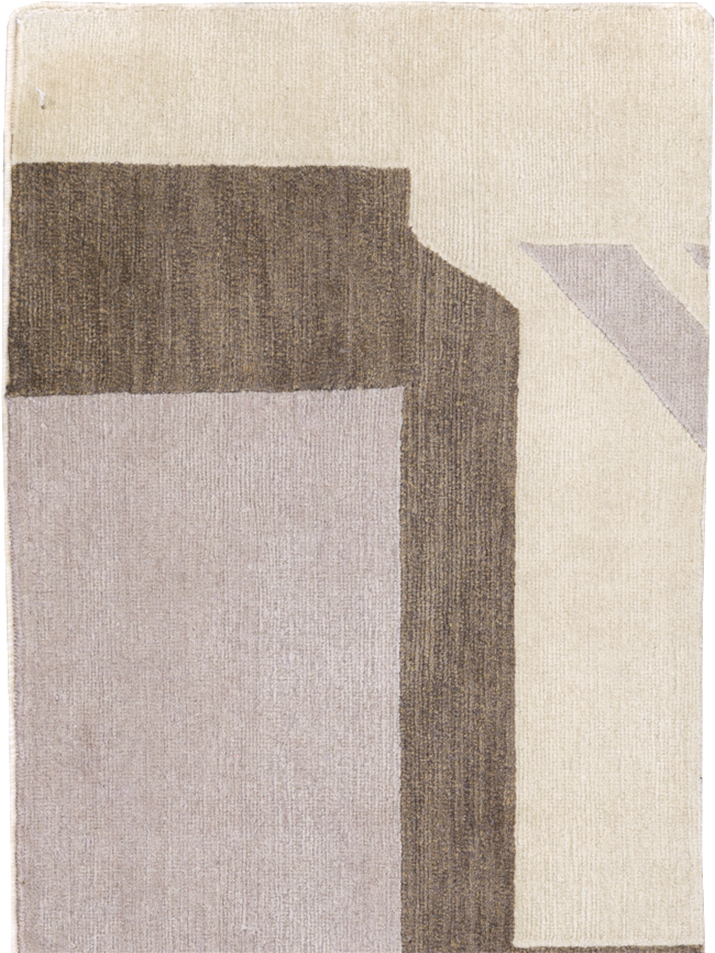 Contemporary Tibetan Art Deco Style Small Runner, No.30721 - Gsblank