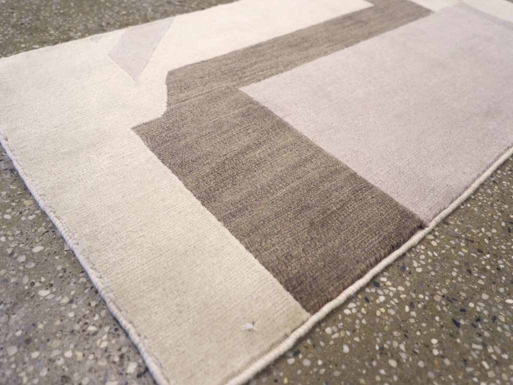 Contemporary Tibetan Art Deco Style Small Runner, No.30721 - Gsblank