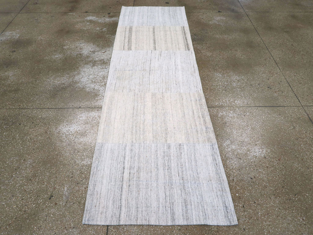 Vintage Turkish Flatweave Kilim Runner, No.30722 - Gsblank