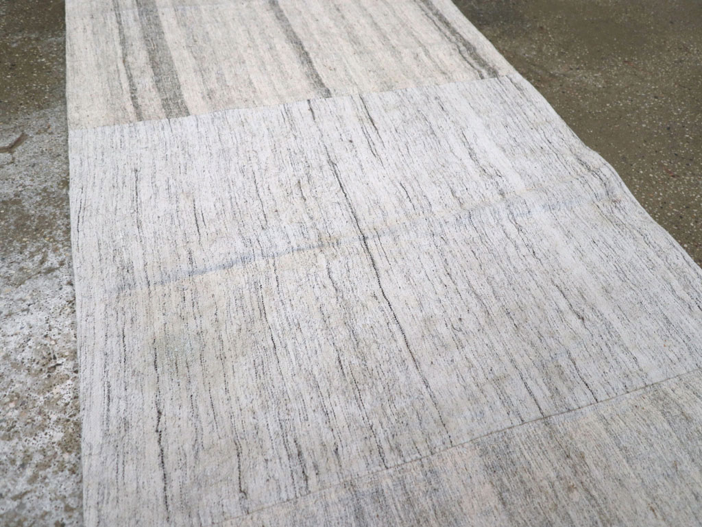 Vintage Turkish Flatweave Kilim Runner, No.30722 - Gsblank