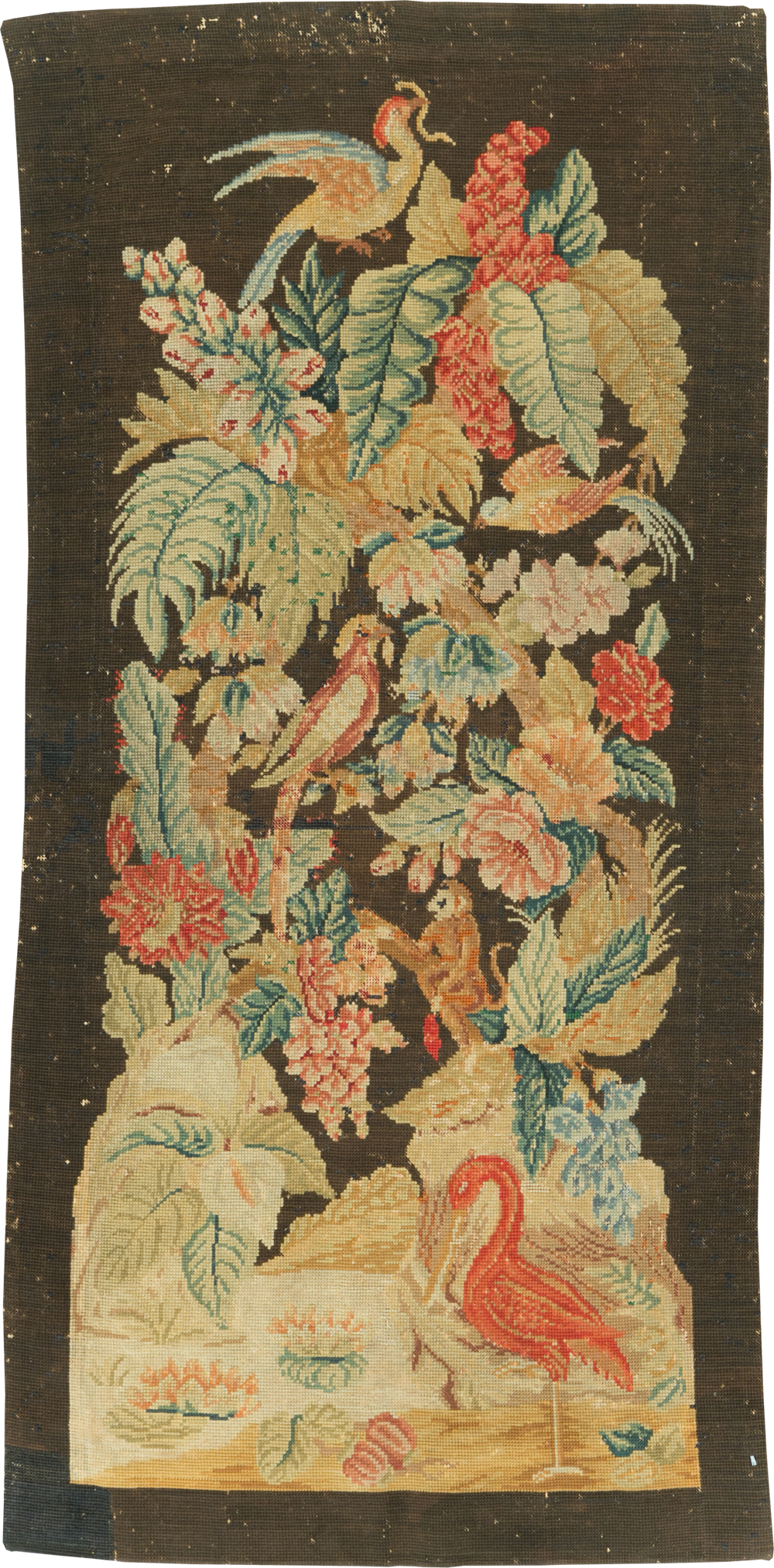 Antique English Pictorial Tapestry, No.30727 - Gsblank