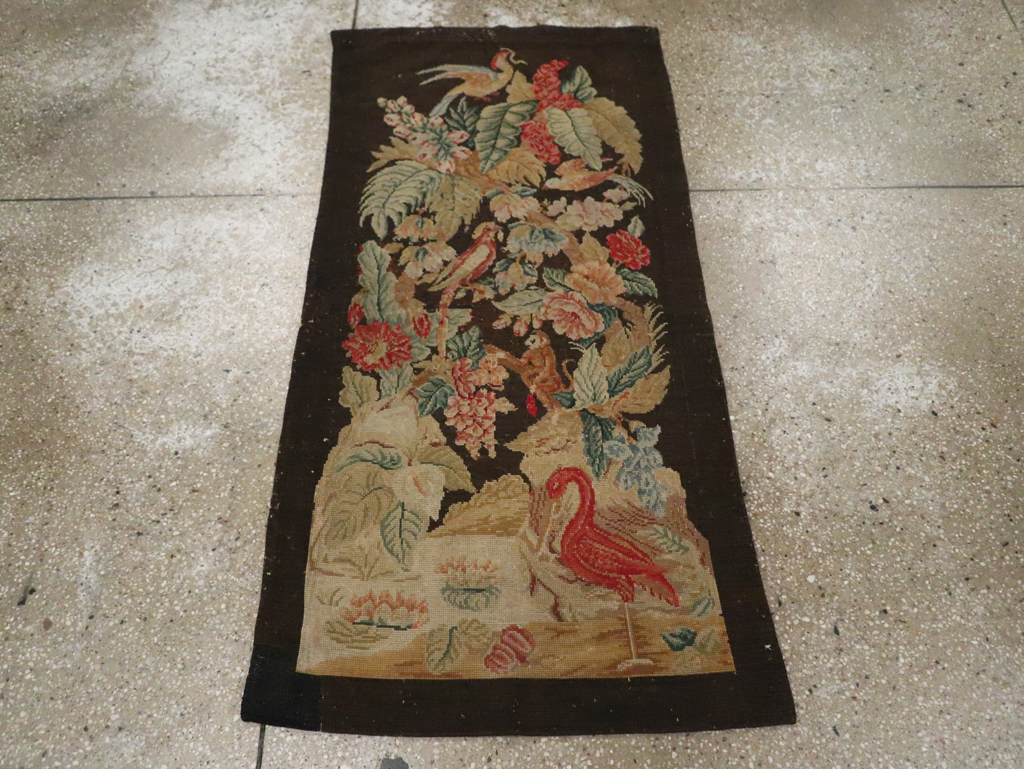 Antique English Pictorial Tapestry, No.30727 - Gsblank