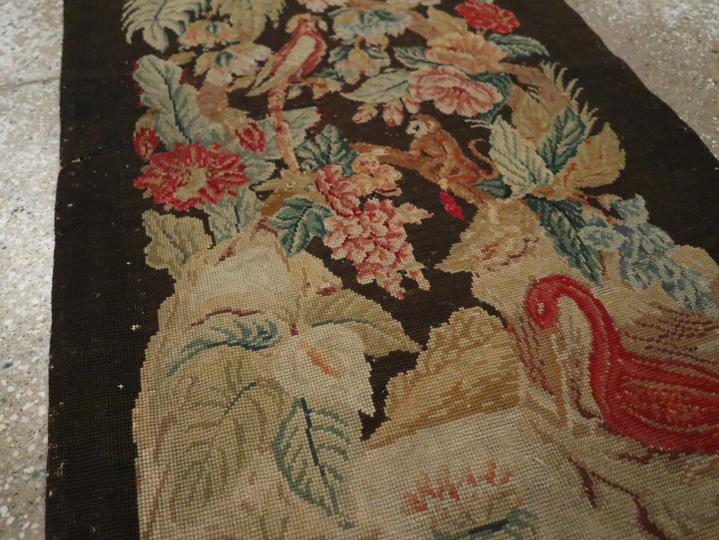 Antique English Pictorial Tapestry, No.30727 - Gsblank