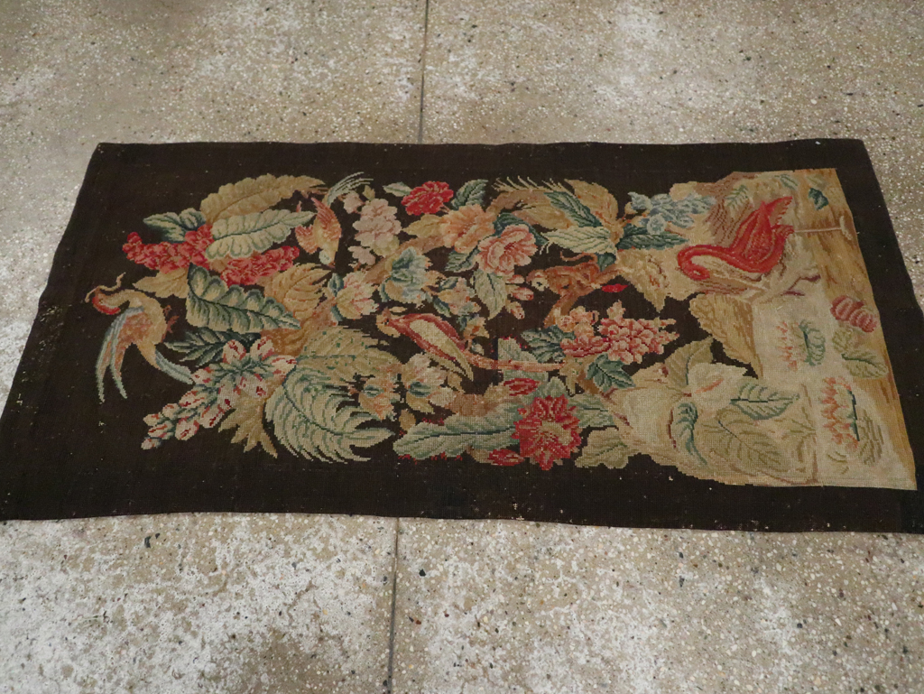 Antique English Pictorial Tapestry, No.30727 - Gsblank