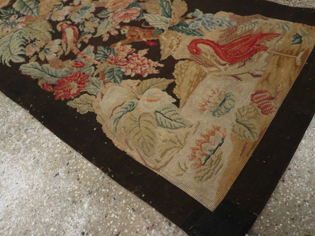 Antique English Pictorial Tapestry, No.30727 - Gsblank