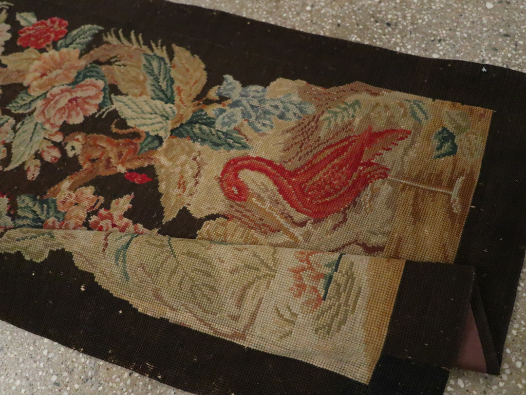 Antique English Pictorial Tapestry, No.30727 - Gsblank