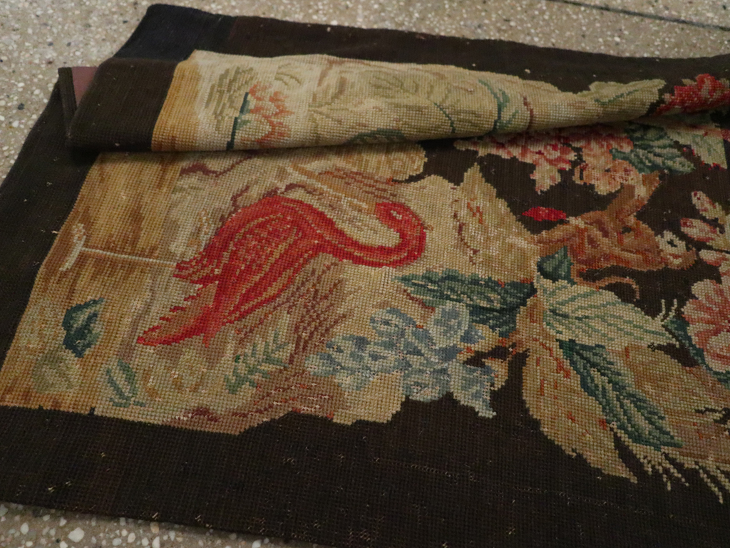 Antique English Pictorial Tapestry, No.30727 - Gsblank