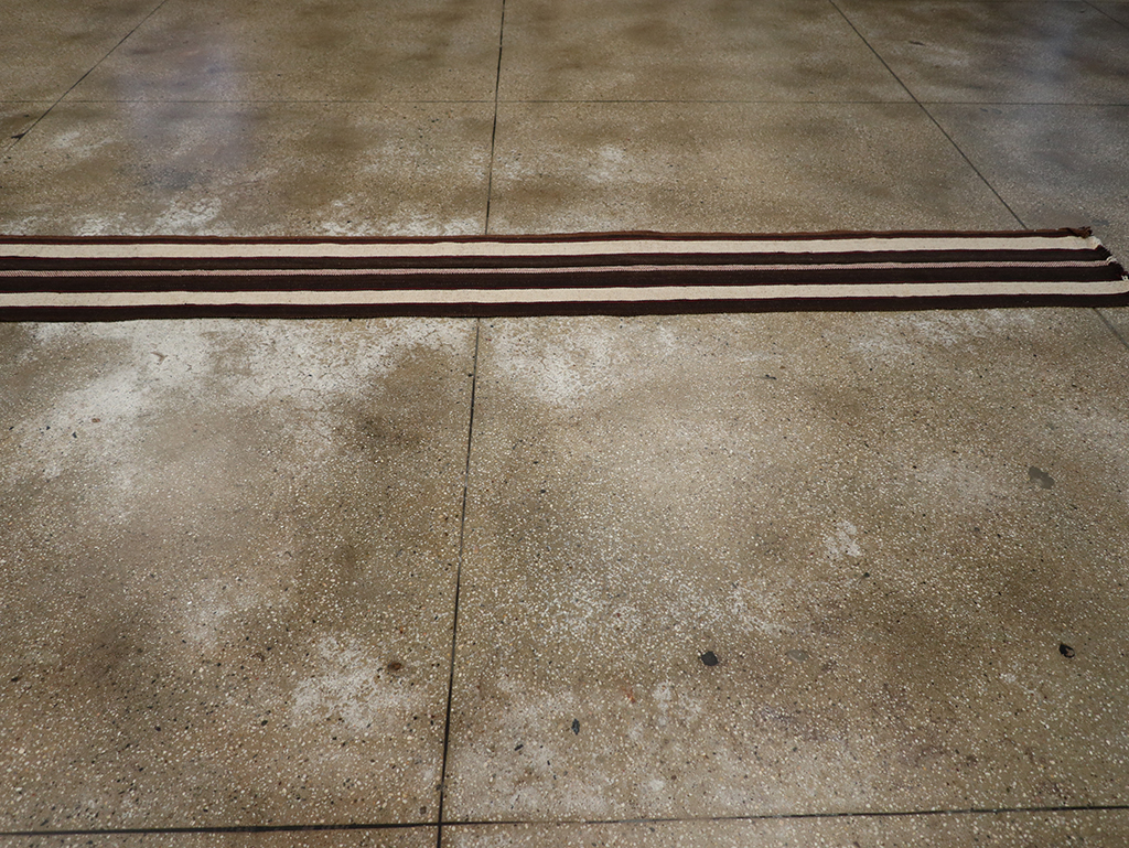 Vintage Turkish Flatweave Long Runner, No.30731 - Gsblank