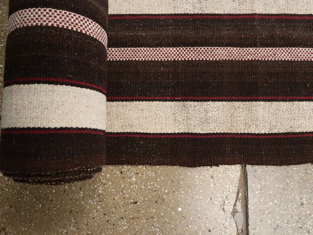Vintage Turkish Flatweave Long Runner, No.30731 - Gsblank