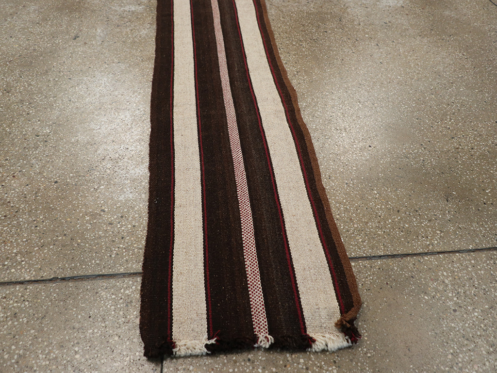 Vintage Turkish Flatweave Long Runner, No.30731 - Gsblank
