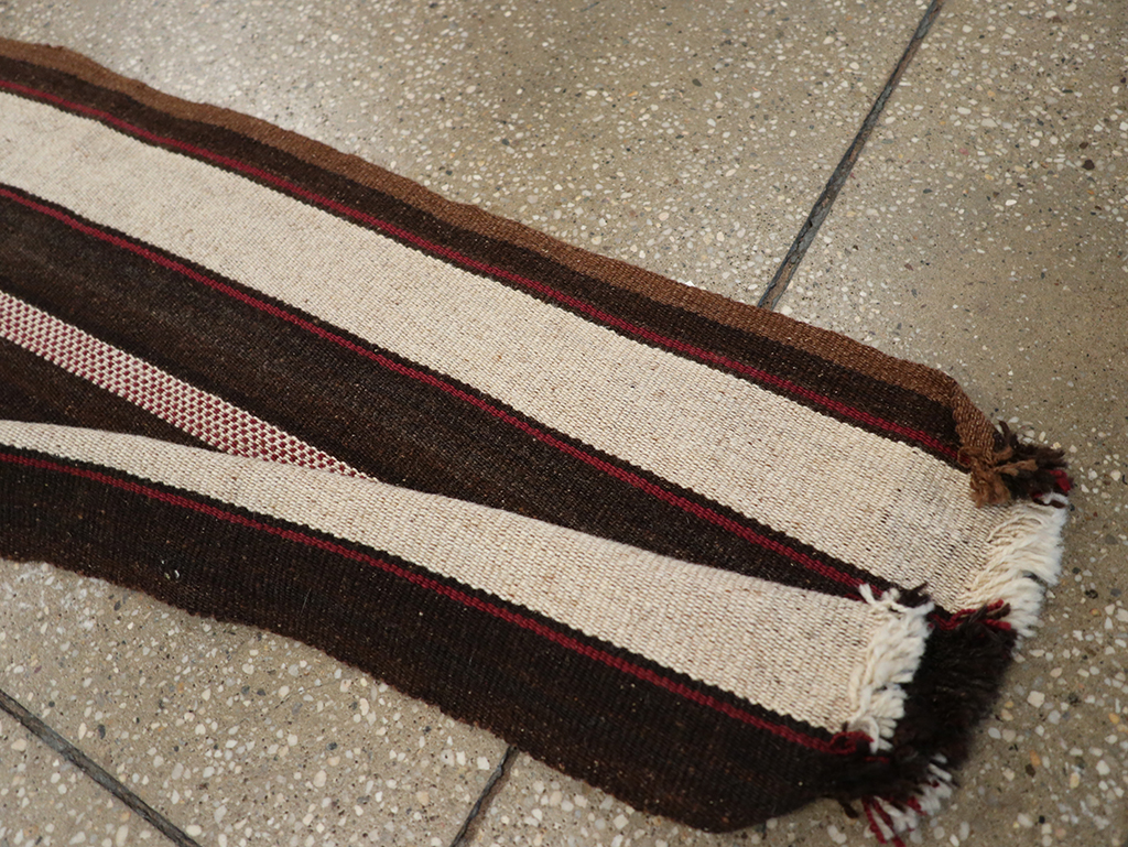 Vintage Turkish Flatweave Long Runner, No.30731 - Gsblank