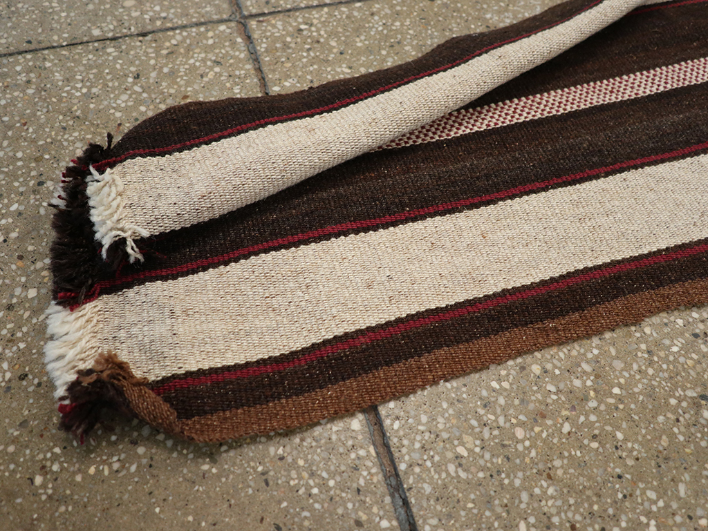 Vintage Turkish Flatweave Long Runner, No.30731 - Gsblank