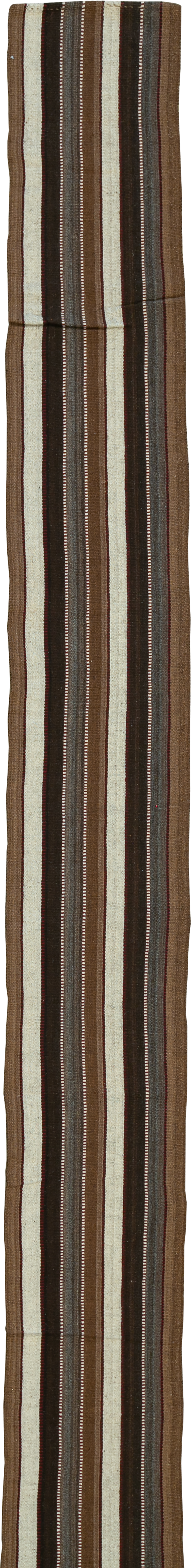 Vintage Turkish Flatweave Long Runner, No.30732 - Gsblank