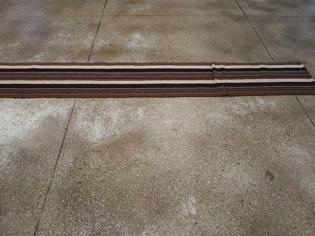 Vintage Turkish Flatweave Long Runner, No.30732 - Gsblank