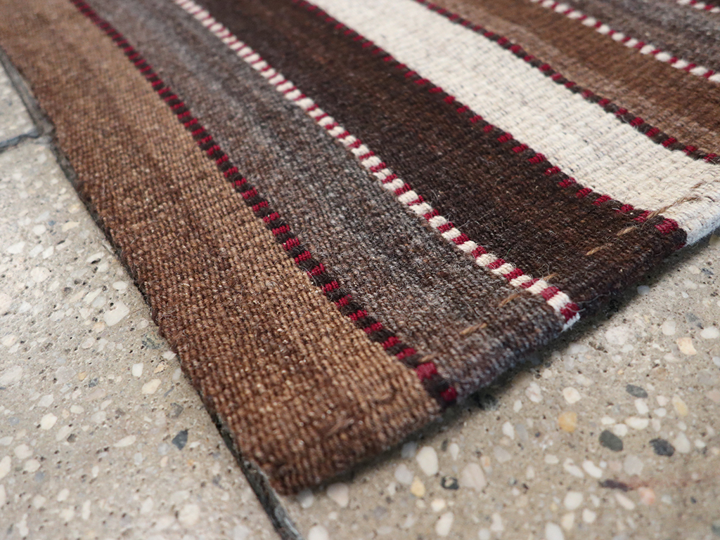 Vintage Turkish Flatweave Long Runner, No.30732 - Gsblank