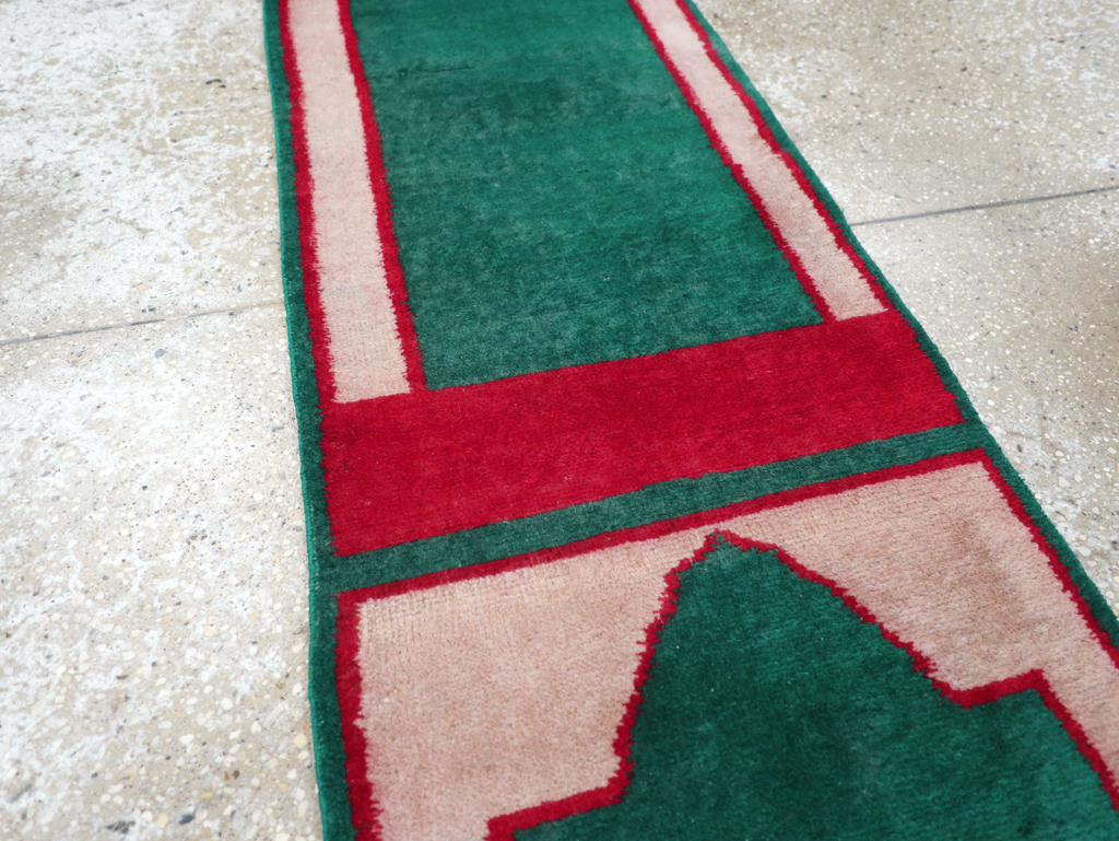 Vintage Turkish Anatolian Small Runner (Pair: 1 of 2), No.30734 - Gsblank