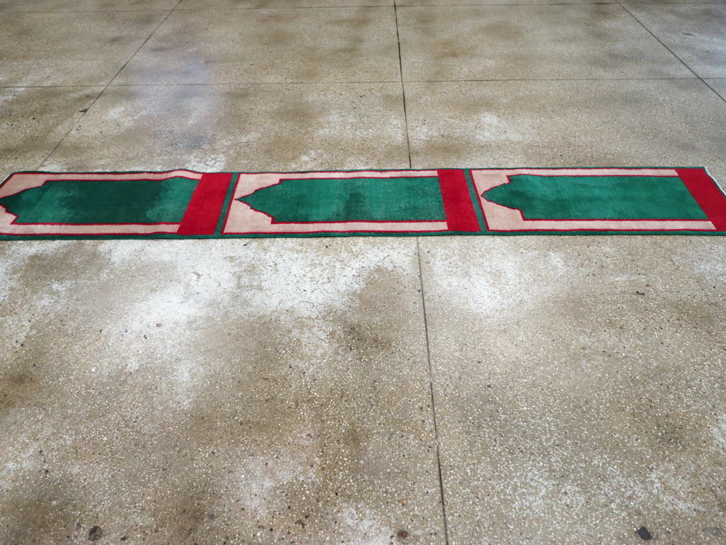 Vintage Turkish Anatolian Small Runner (Pair: 1 of 2), No.30734 - Gsblank