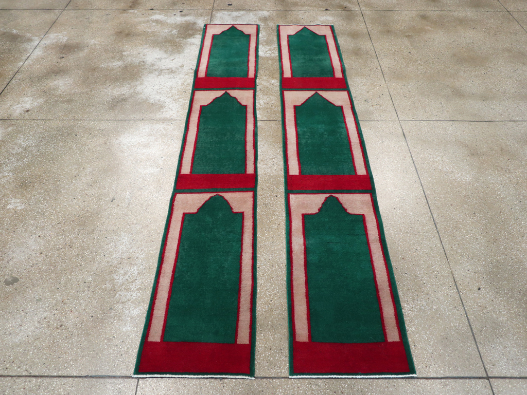 Vintage Turkish Anatolian Small Runner (Pair: 1 of 2), No.30734 - Gsblank