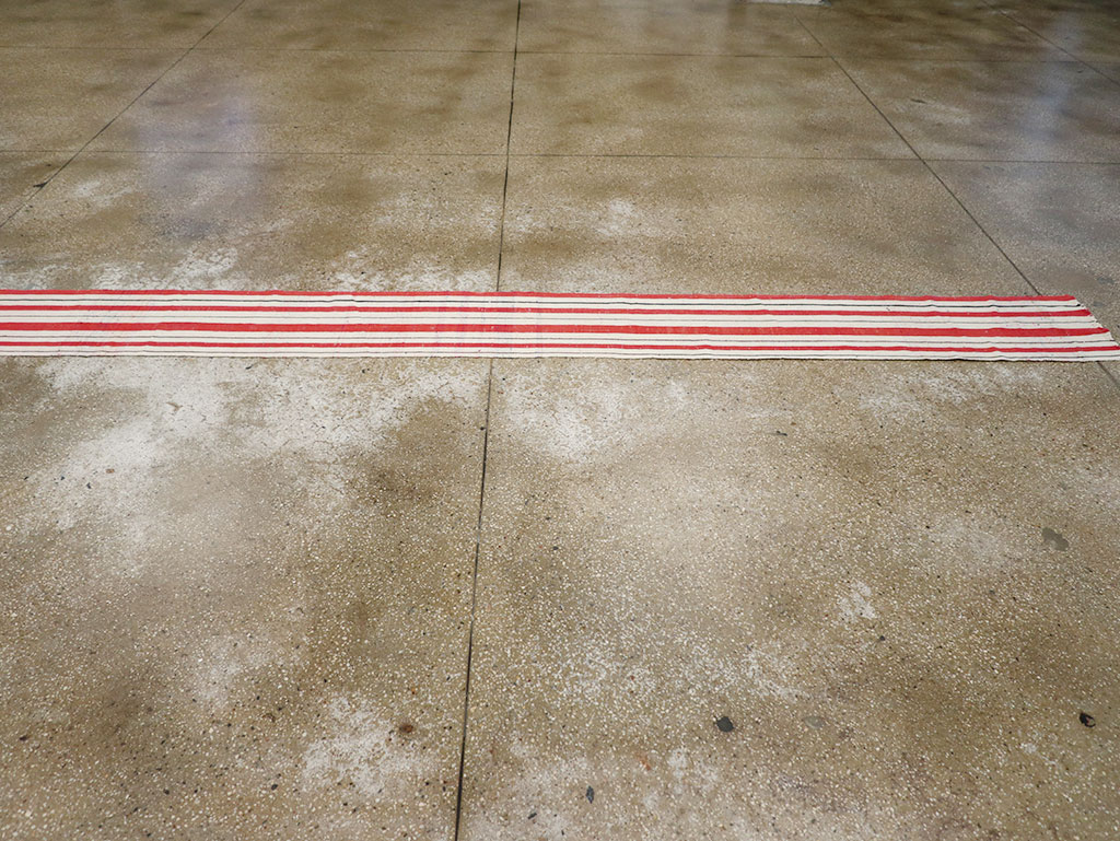 Vintage Turkish Flatweave Long Runner, No.30737 - Gsblank