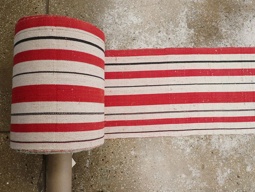 Vintage Turkish Flatweave Long Runner, No.30737 - Gsblank