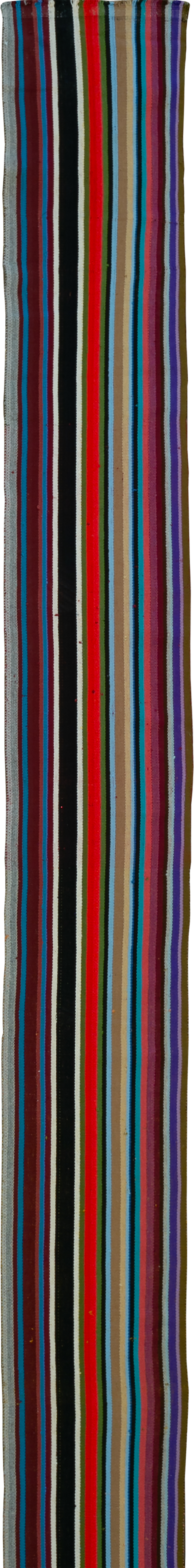 Vintage Turkish Flatweave Long Runner, No.30738 - Gsblank