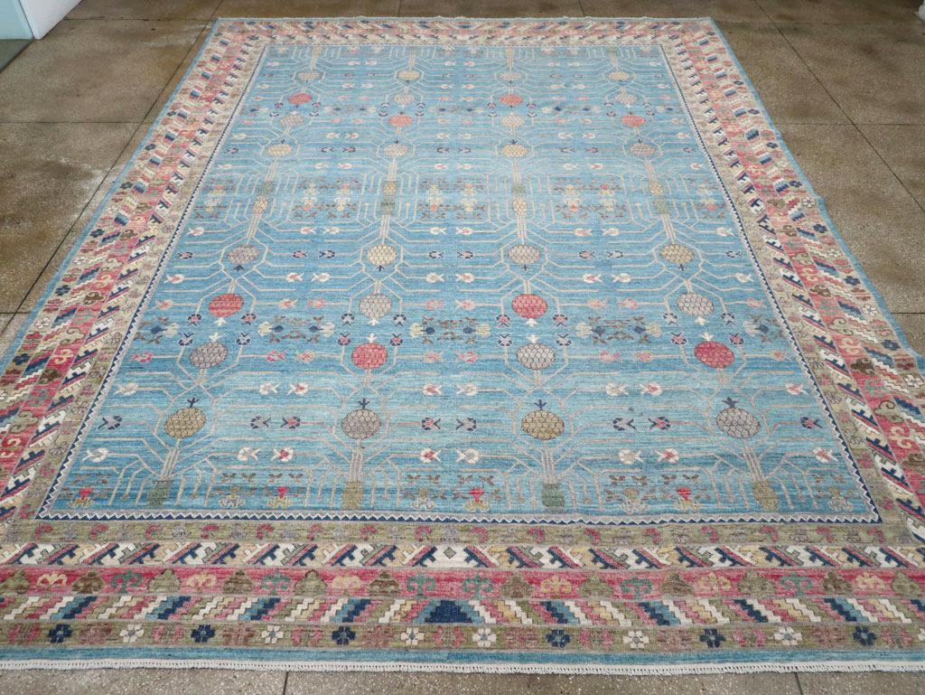 Modern East Turkestan Khotan Large Room Size Carpet, No.30742 - Gsblank