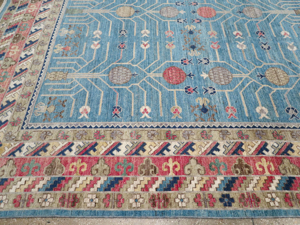 Modern East Turkestan Khotan Large Room Size Carpet, No.30742 - Gsblank