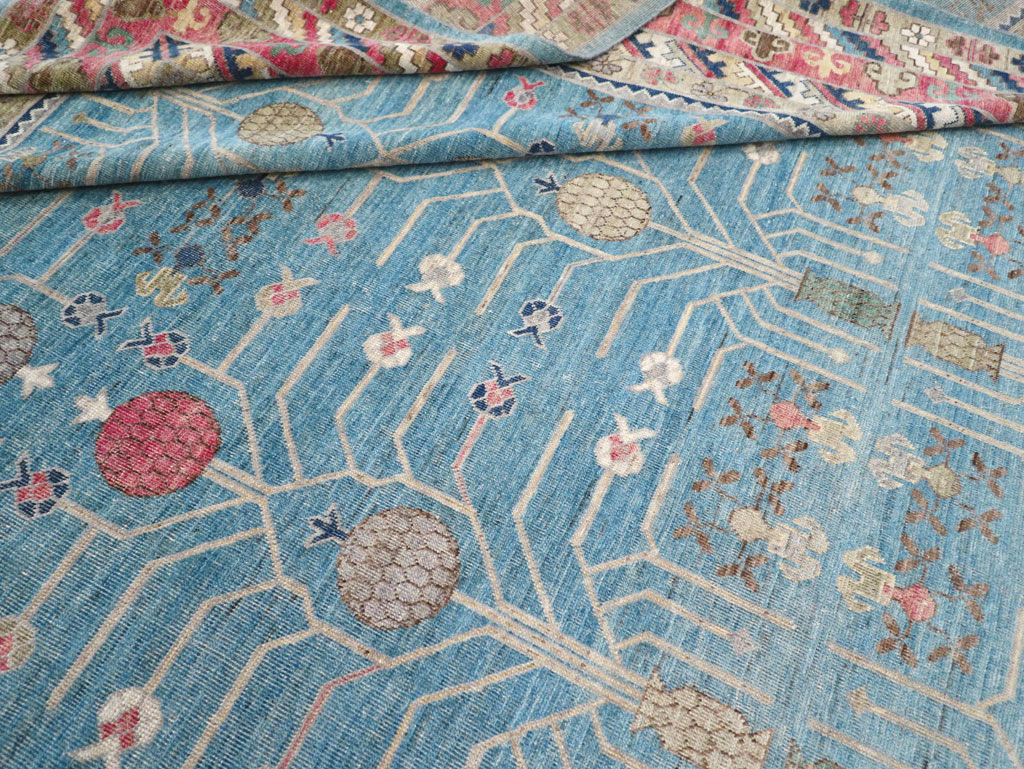 Modern East Turkestan Khotan Large Room Size Carpet, No.30742 - Gsblank