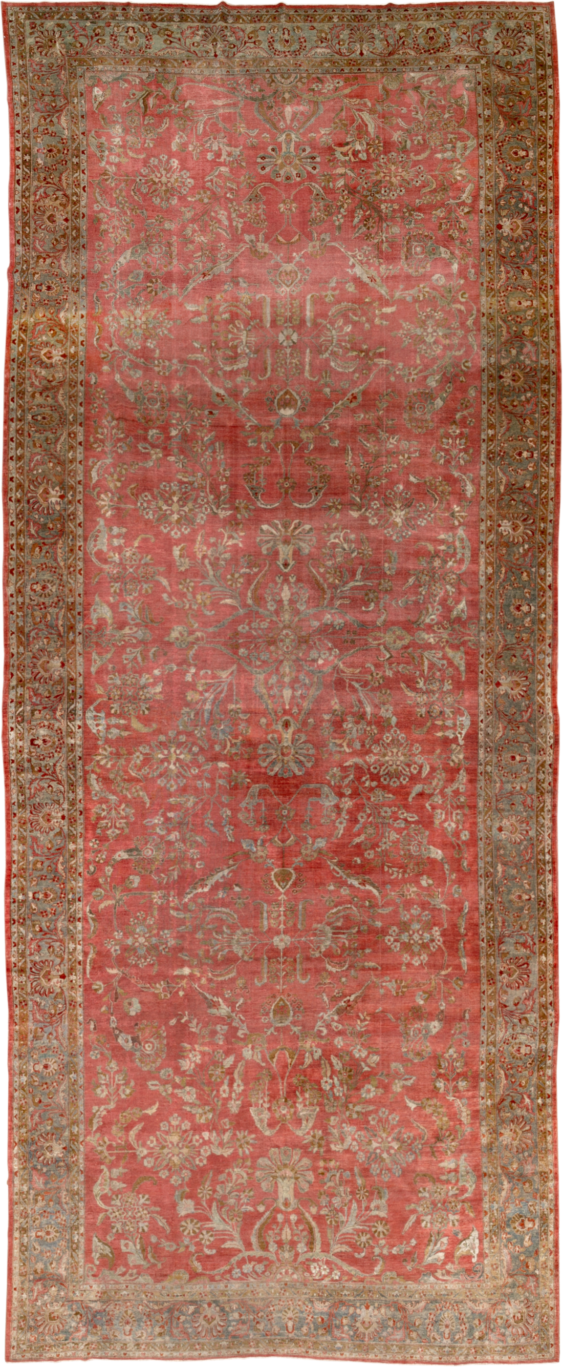 Antique Persian Sarouk Oversize Carpet, No.30743 - Gsblank