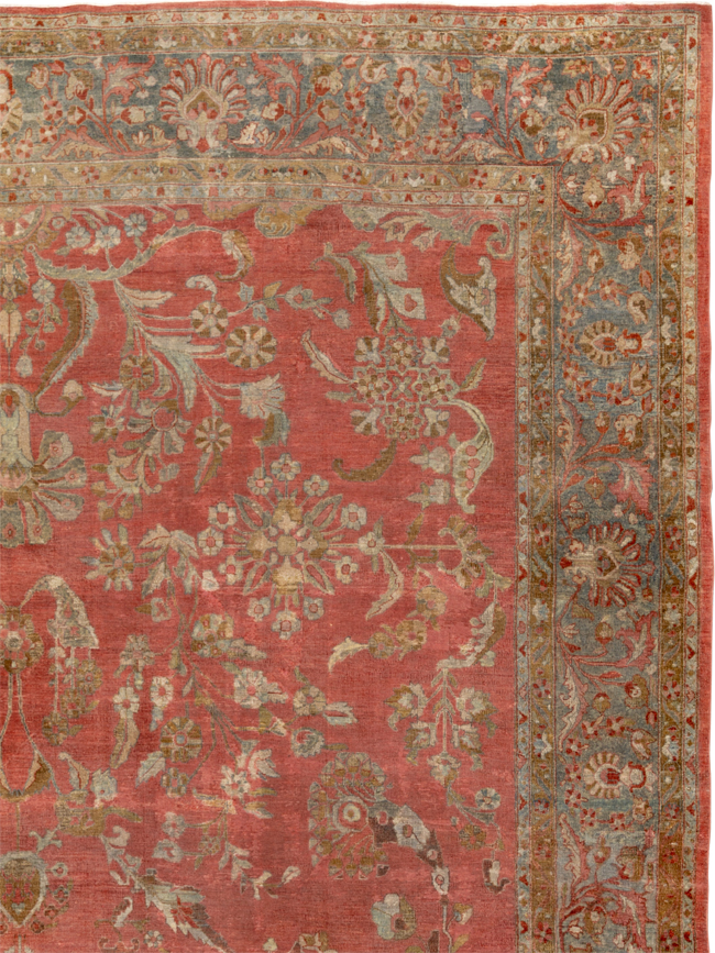 Antique Persian Sarouk Oversize Carpet, No.30743 - Gsblank