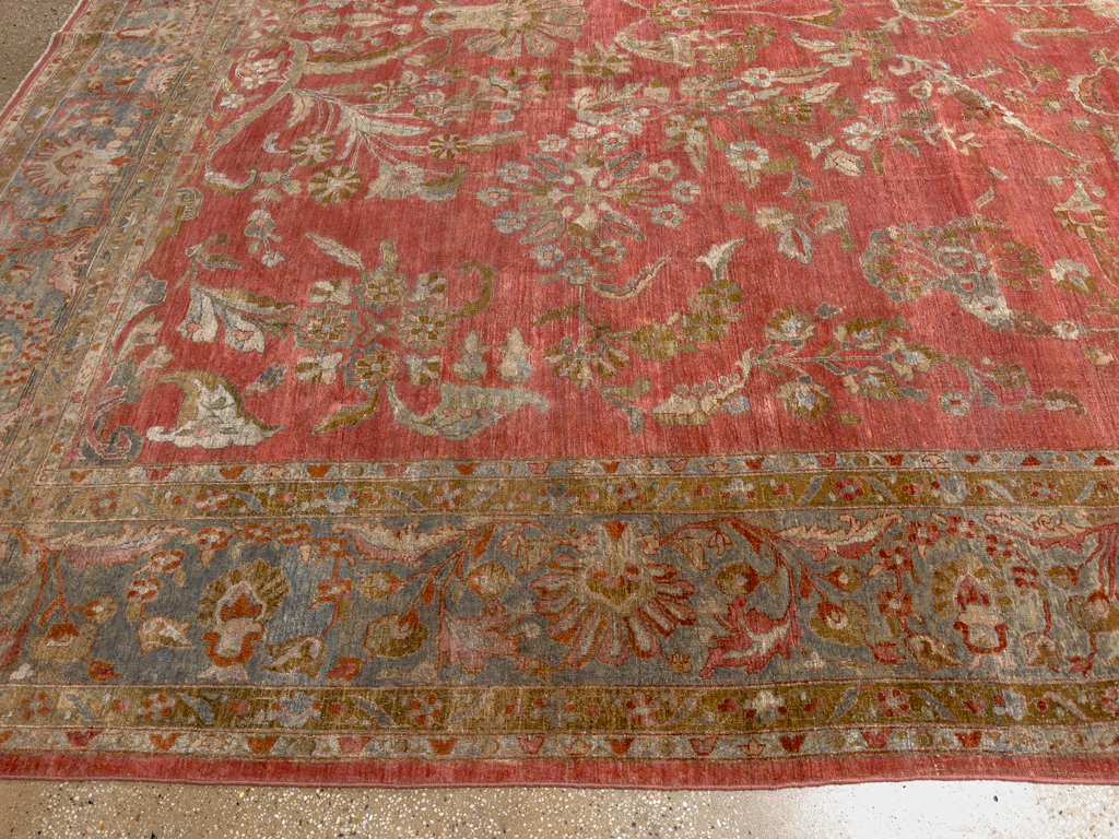 Antique Persian Sarouk Oversize Carpet, No.30743 - Gsblank