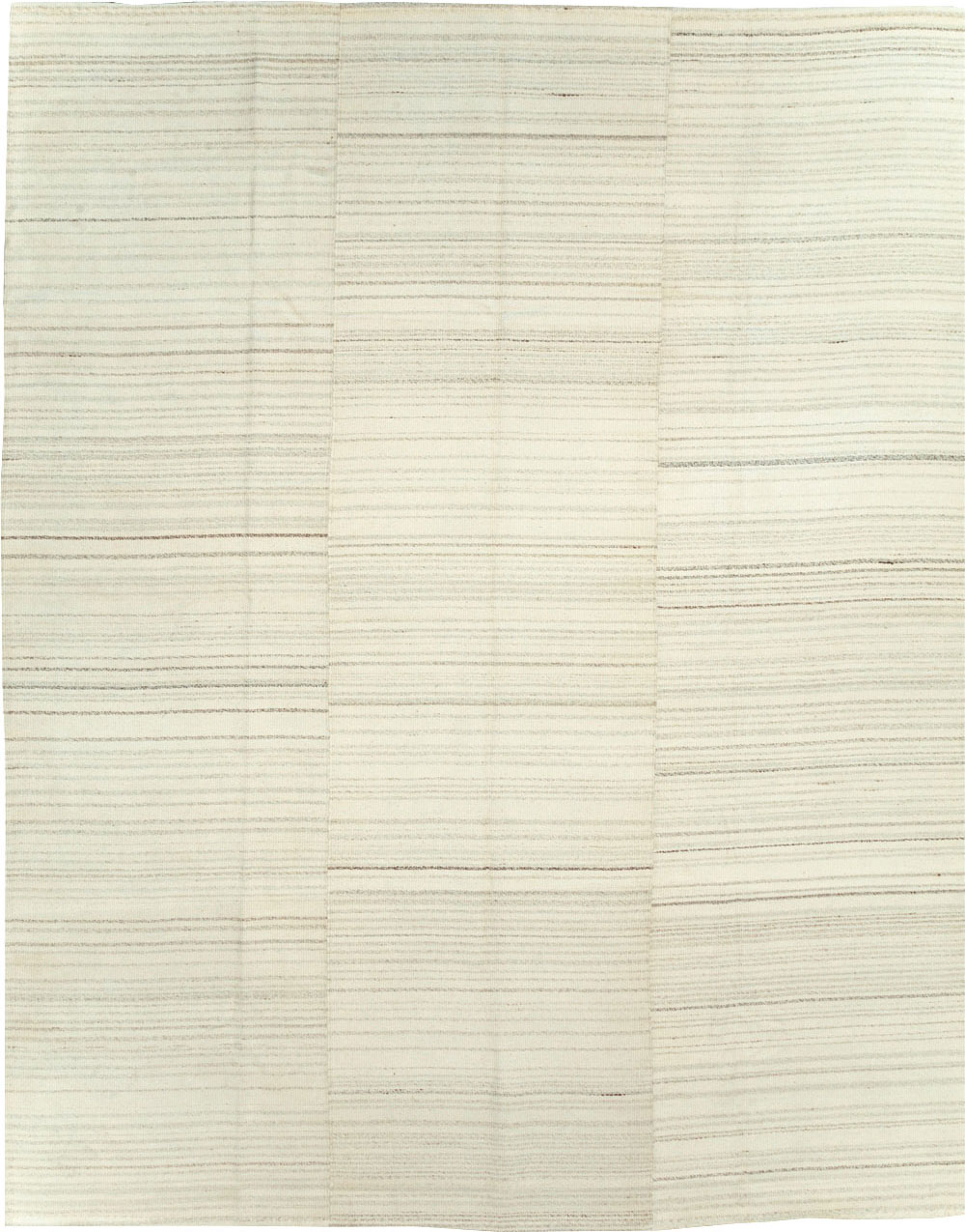 Modern Turkish Flatweave Room Size Carpet, No.30746 - Gsblank
