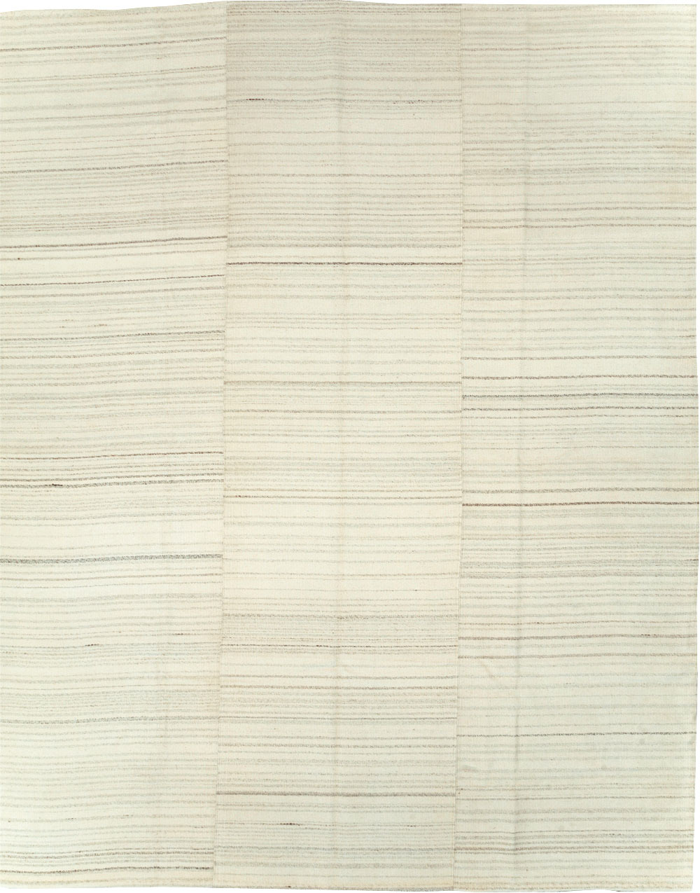 Modern Turkish Flatweave Room Size Carpet, No.30746 - Gsblank