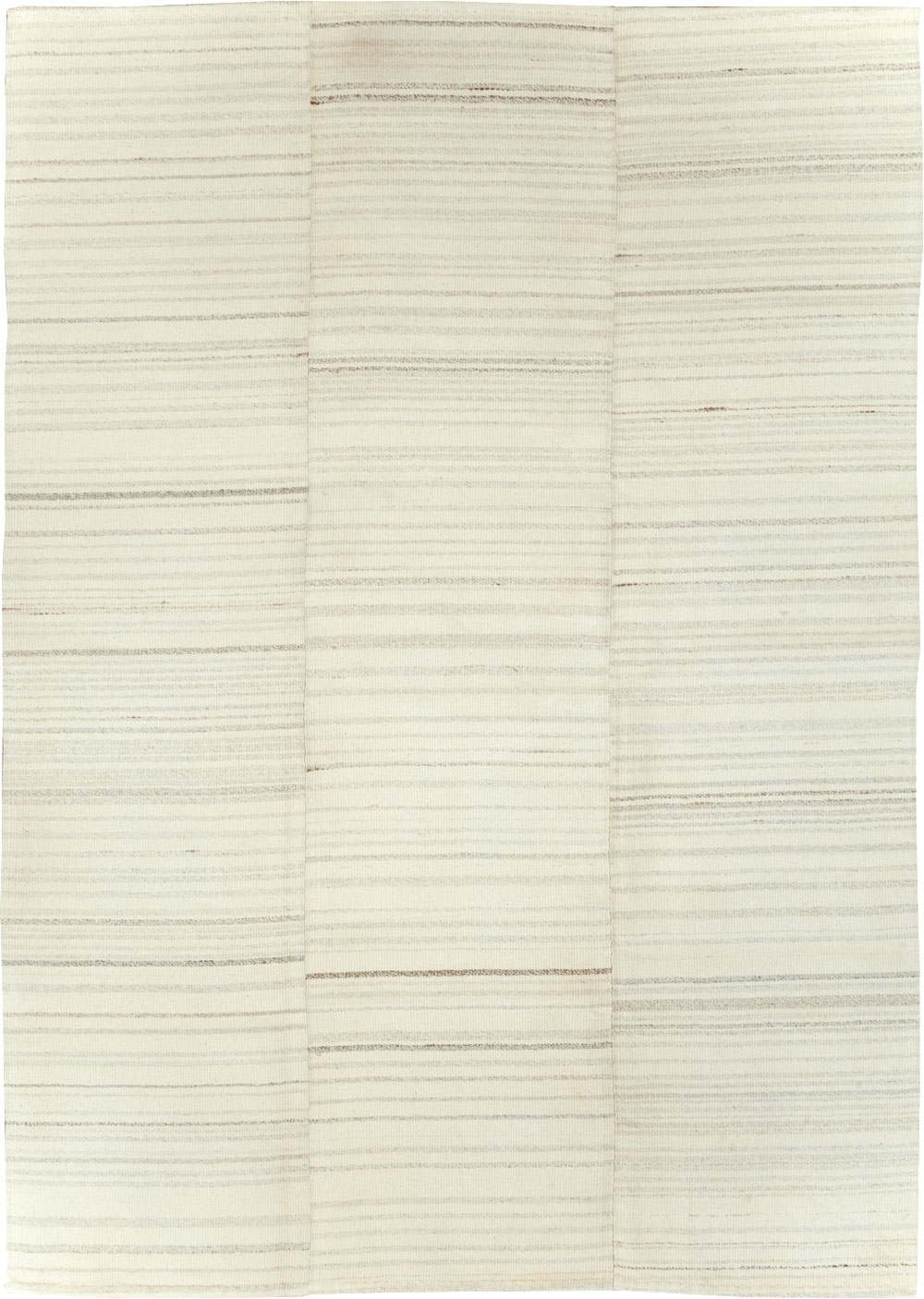 Modern Turkish Flatweave Small Room Size Carpet, No.30747 - Gsblank