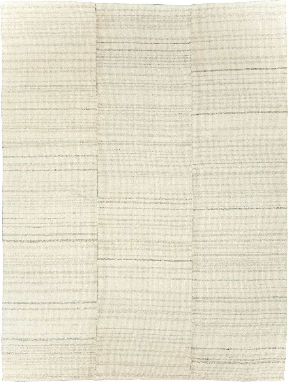 Modern Turkish Flatweave Small Room Size Carpet, No.30748 - Gsblank