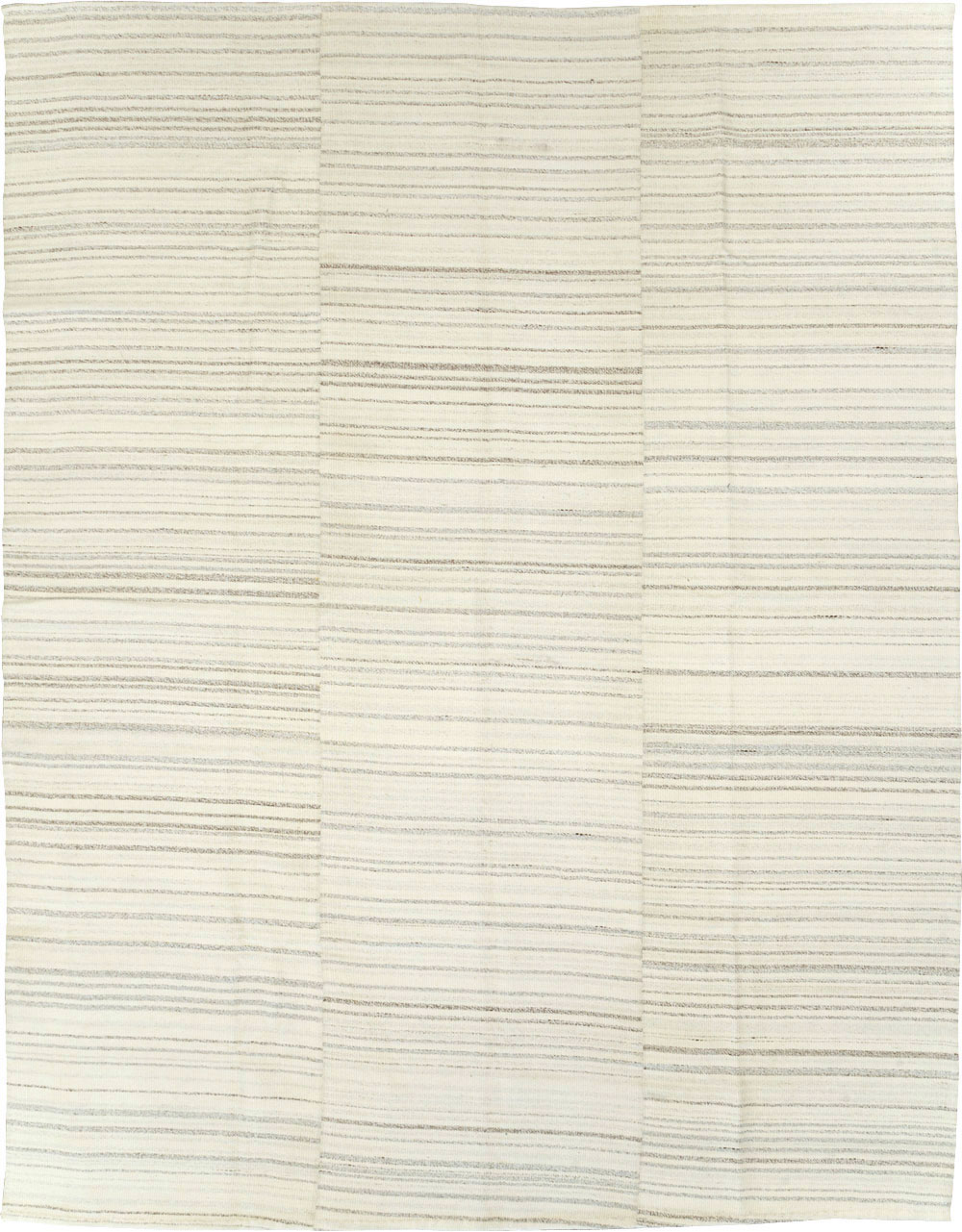 Modern Turkish Flatweave Room Size Carpet, No.30749 - Gsblank